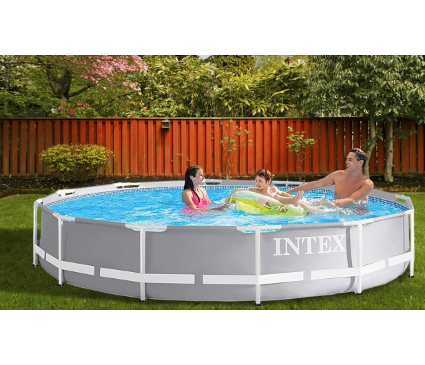 INTEX Basen stelażowy ogrodowy Prism 366x76 cm - 477371 - zdjęcie 3